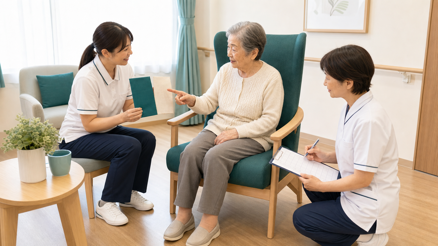 【業務別】認知症ケア・移乗介助・介護記録の目標例文