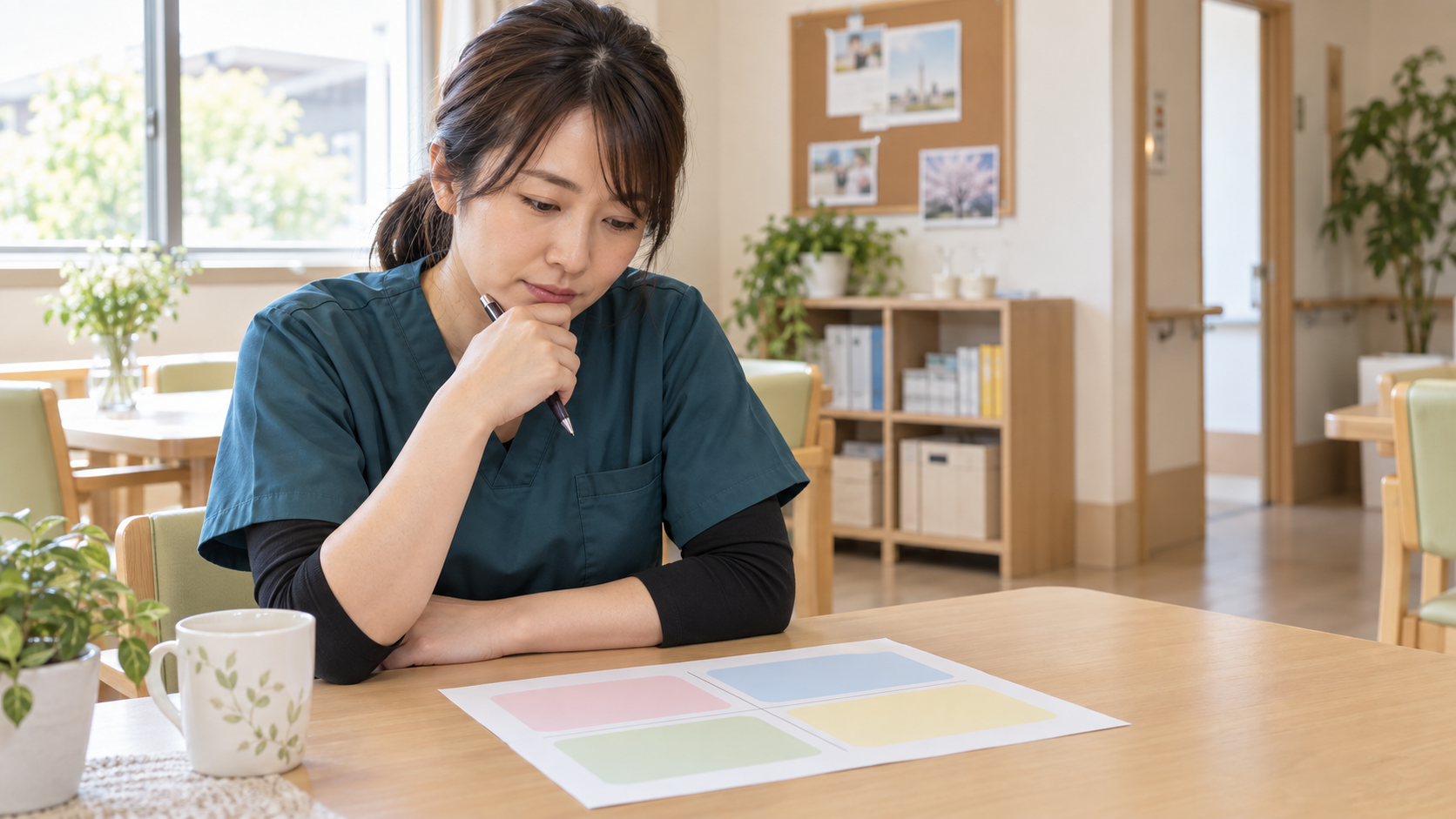 現場以外の仕事に求める条件を整理する介護職