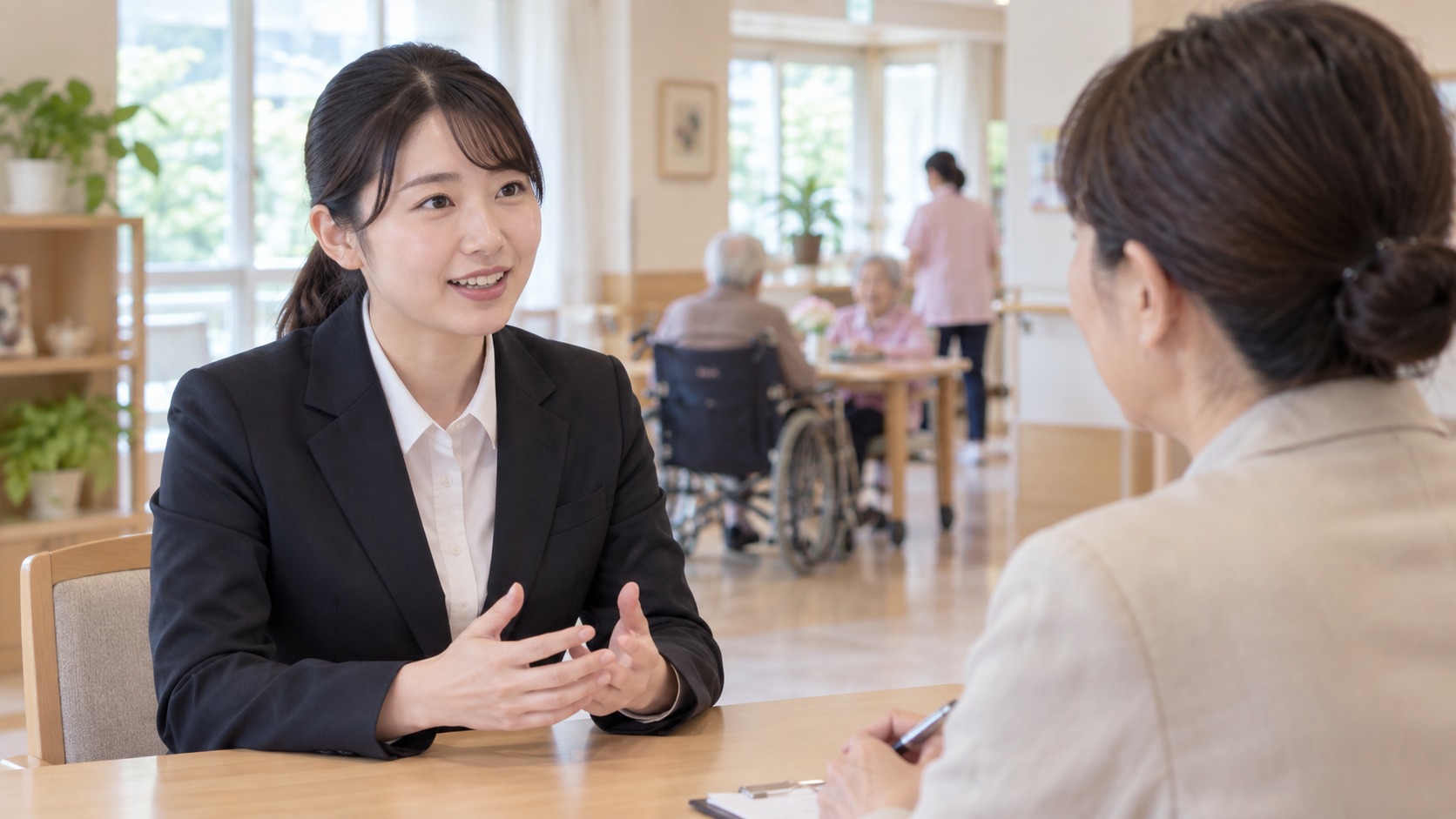 応募先への志望動機を面接で伝える介護職