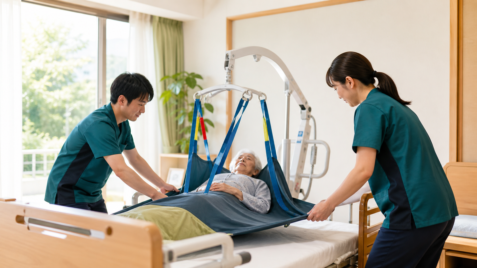 腰痛対策は「抱え上げない・一人で無理をしない」が基本