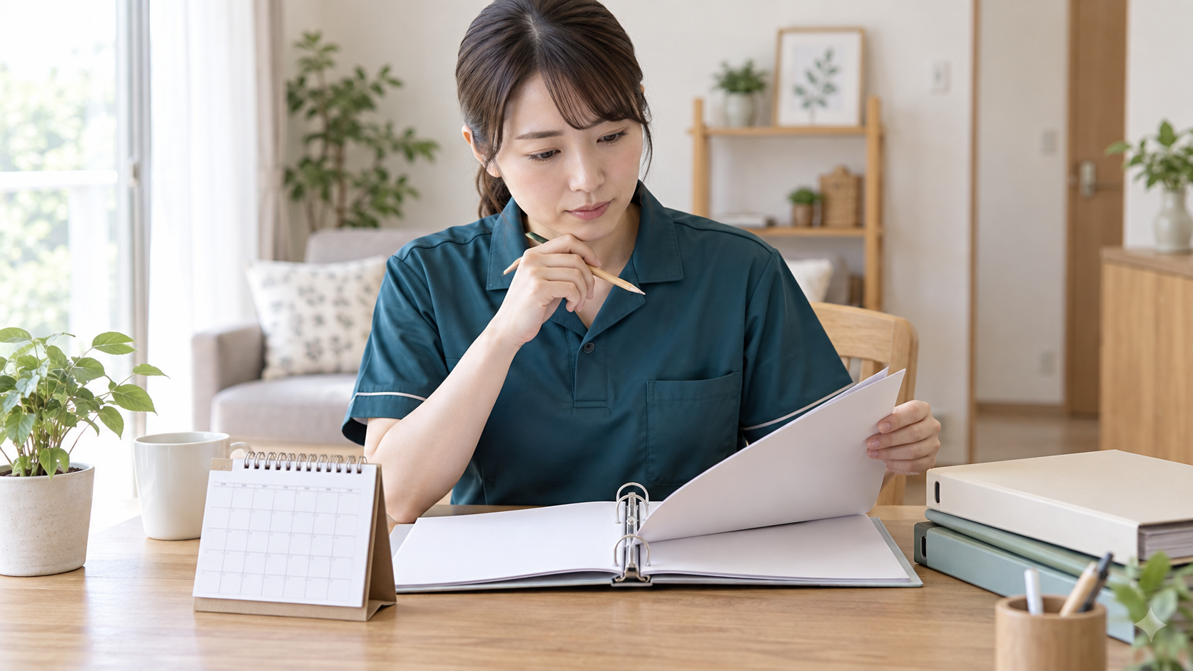 仕事に必要な資格条件を確認する介護福祉士