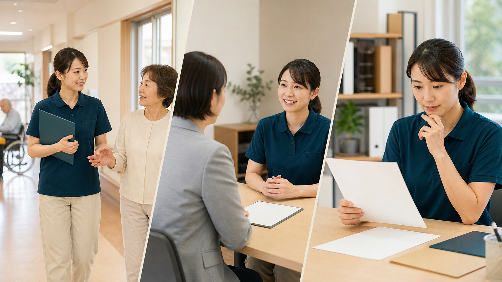 コツ8〜10：見学・面接・内定条件を照合する