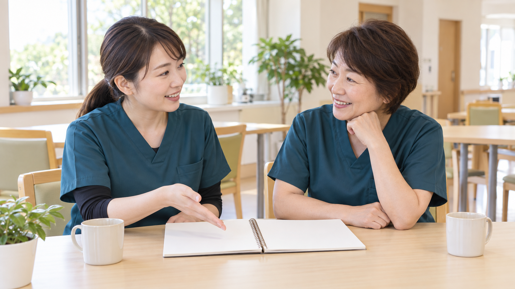 現場以外への転職の疑問を同僚に聞く介護職